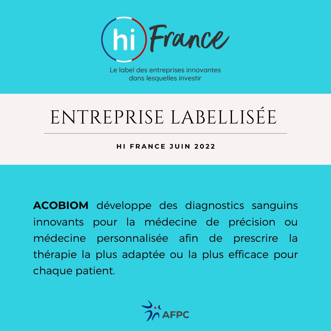 ACOBIOM obtains the hi-France label from AFPC